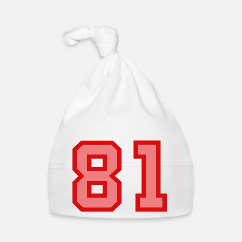 Cool Retro Retrostyle Numéro de maillot numéro de dos Bonnet bio Bébé