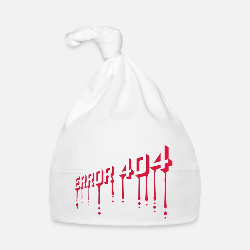 Blood Drops Error 404 Organic Baby Cap