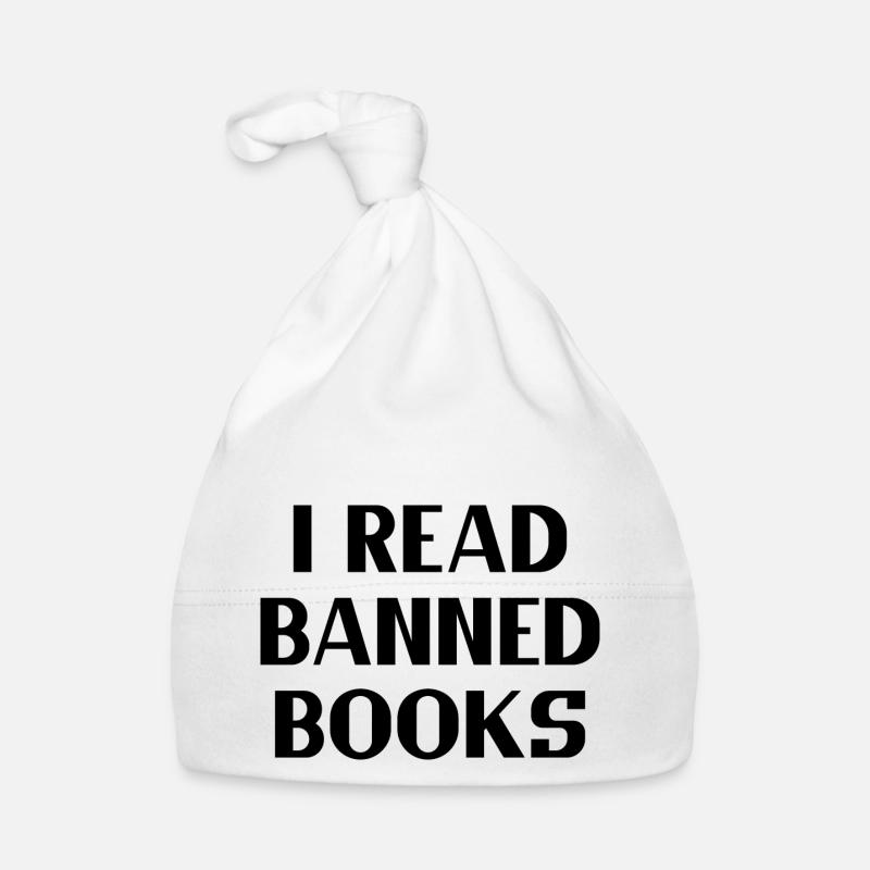 I Read Banned Books 35 Baby Bio-Mütze