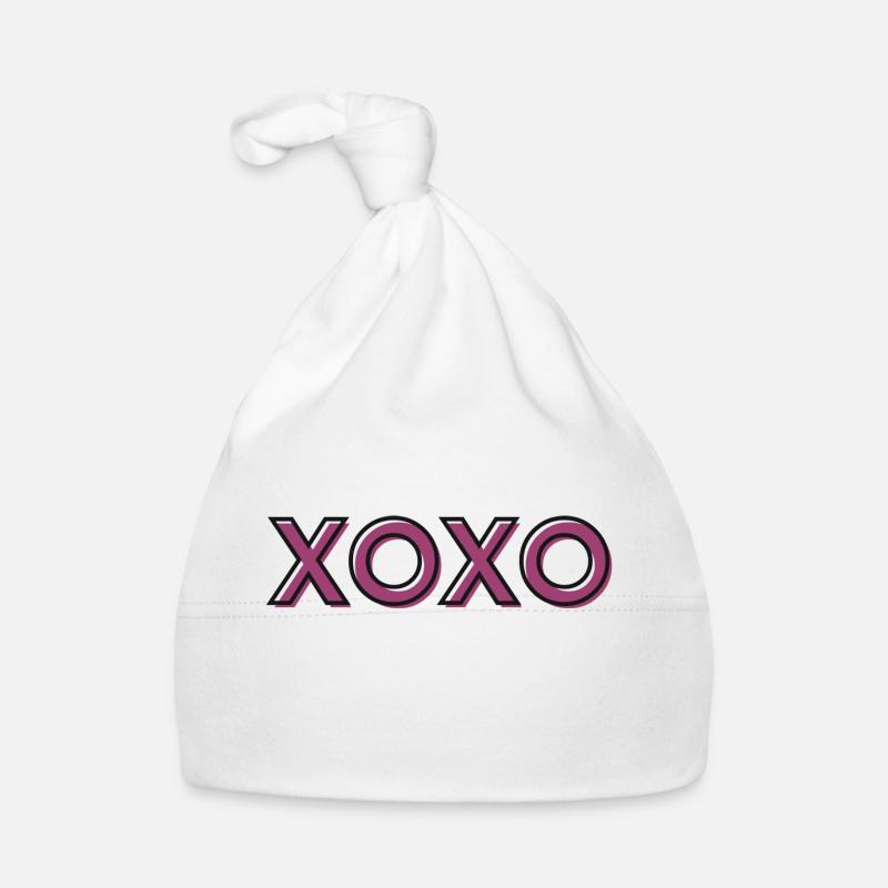 xoxo - Bonnet bio Bébé - blanc