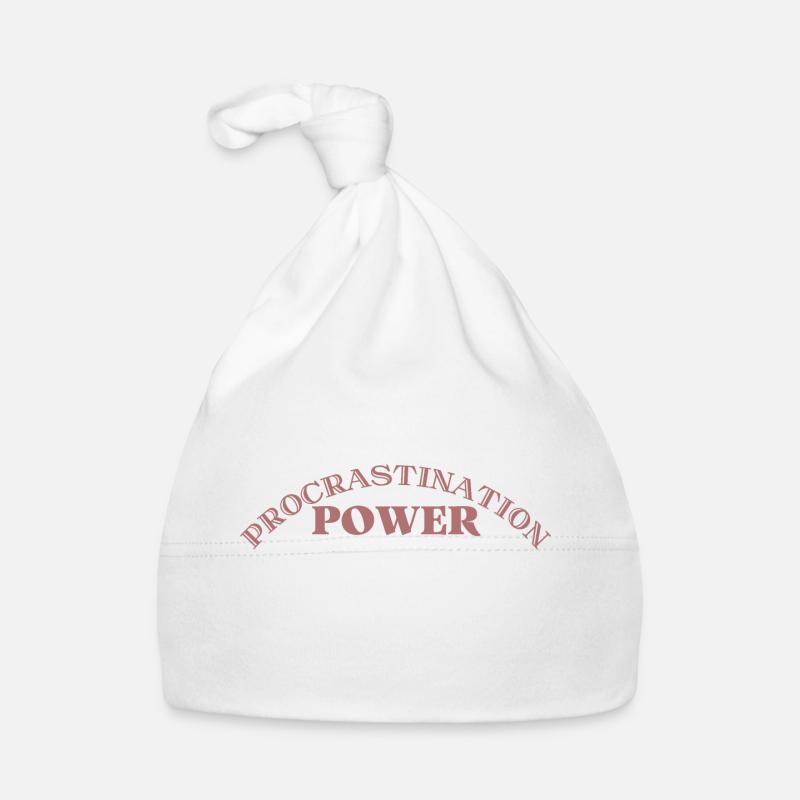Procrastination power | Idée cadeau étudiant Bonnet bio Bébé