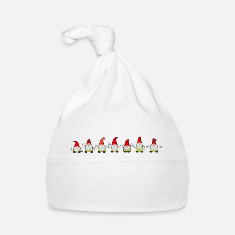 7 Gartenzwerge Baby Bio-Mütze