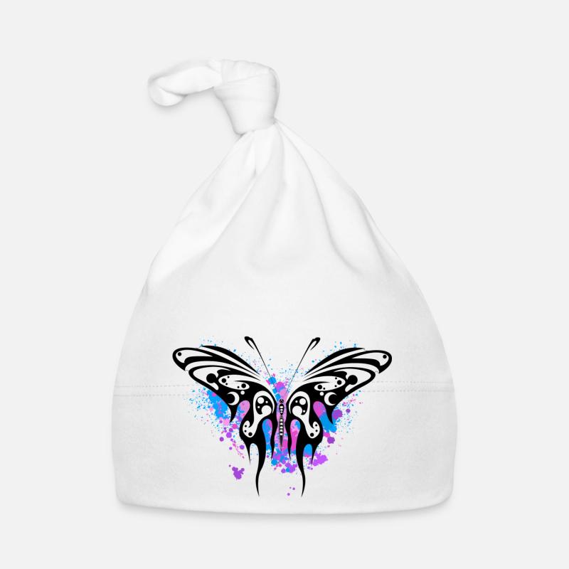 Inchiostro a farfalla Cappellino ecologico per neonato