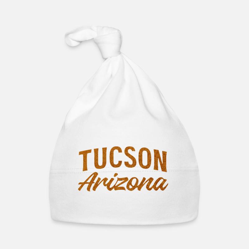 Tucson Arizona Rustic Script Organic Baby Cap