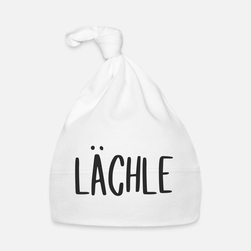 lächle - lachen gute Laune Baby Bio-Mütze