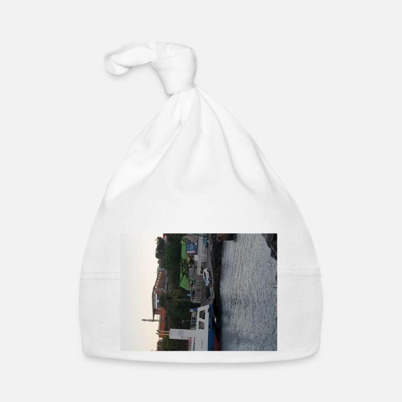 LA BARGE - Bonnet bio Bébé - blanc