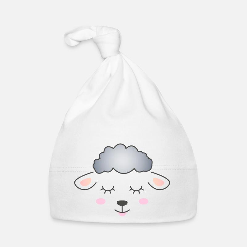 Small sheep Organic Baby Cap