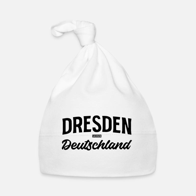 Dresde, Saxe, Allemagne, conception des villes Bonnet bio Bébé