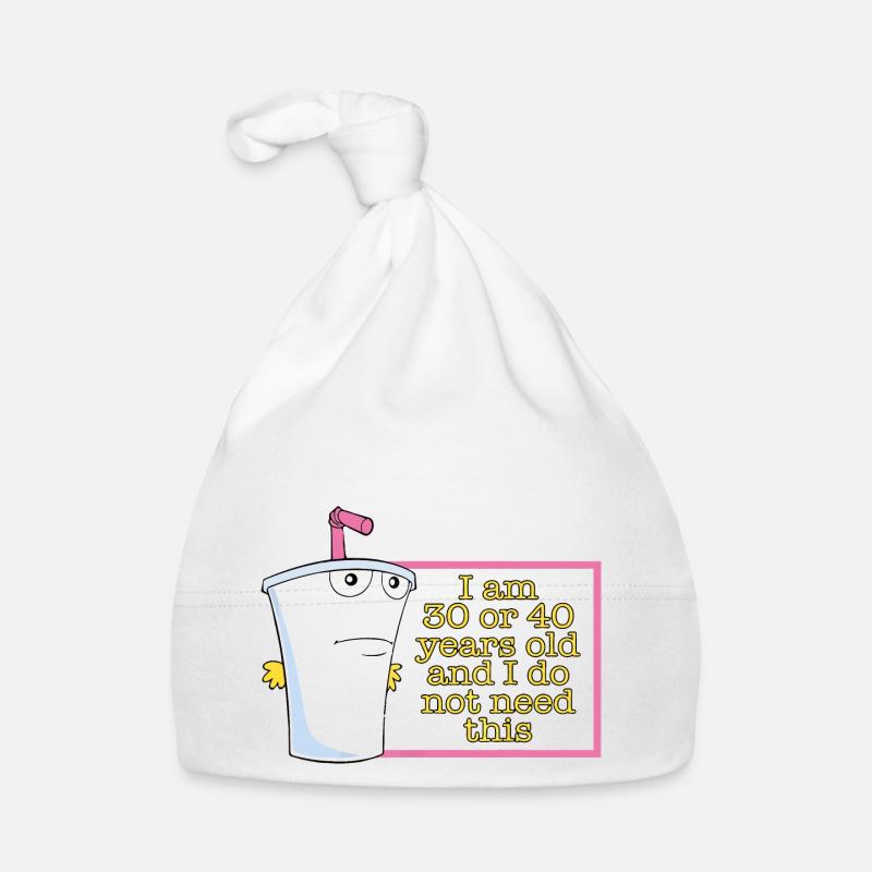 Ich bin 30 oder 40 Jahre alt und brauche das nicht Baby Bio-Mütze