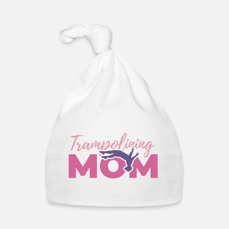 Trampolinspringer Mutter Baby Bio-Mütze