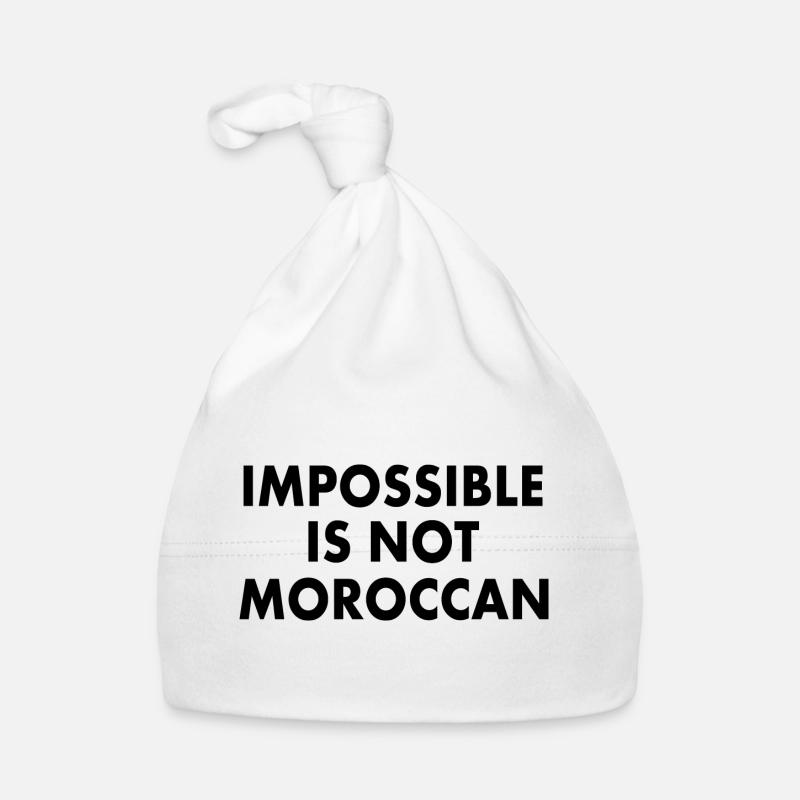 Marokko - impossible is not moroccan Baby Bio-Mütze