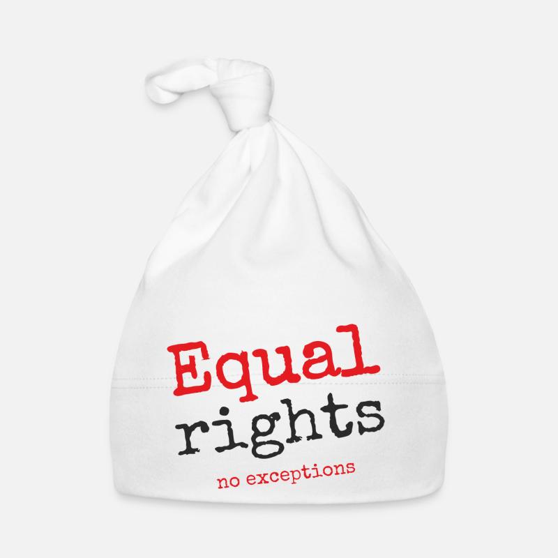 Equal rights, no exceptions Organic Baby Cap