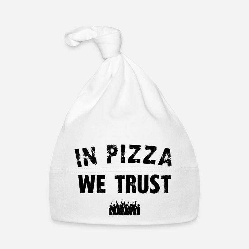 in pizza we trust Organic Baby Cap