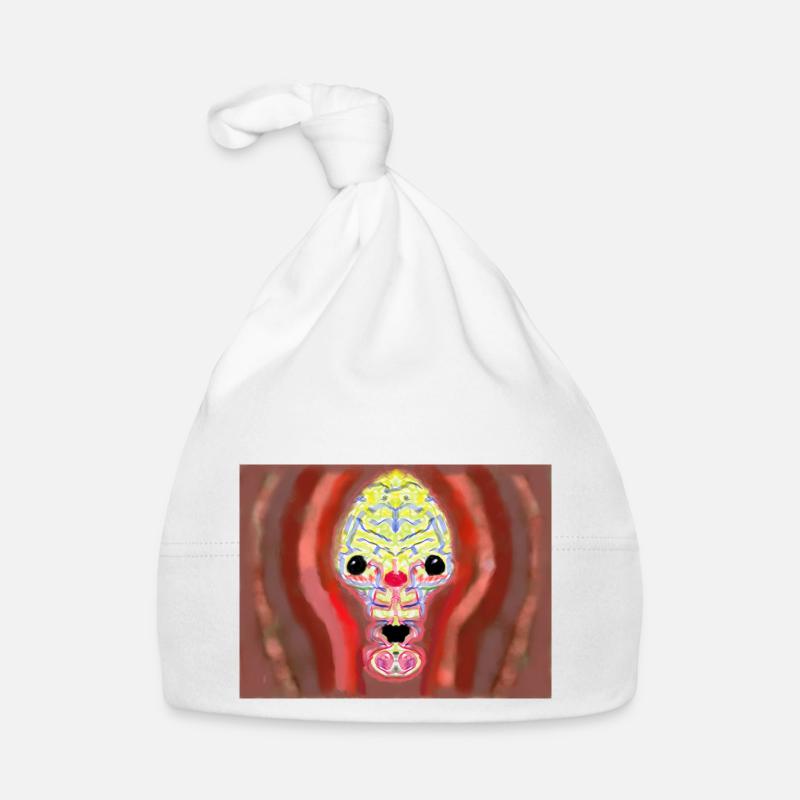 Crazy skull Organic Baby Cap