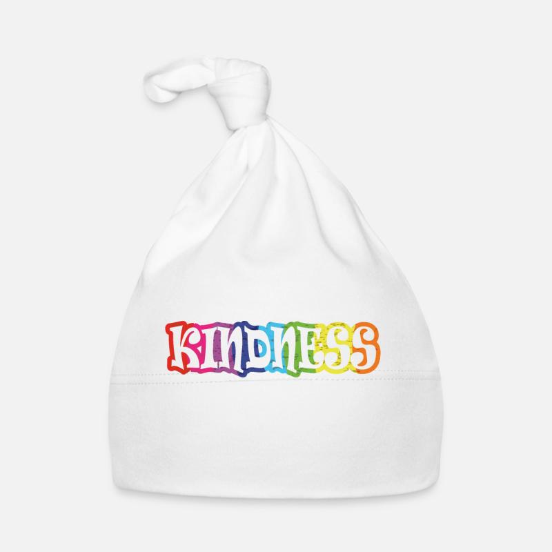 design original kindness - Bonnet bio Bébé - blanc