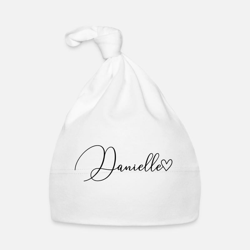 Danielle Name Vorname Mädchen Baby Bio-Mütze