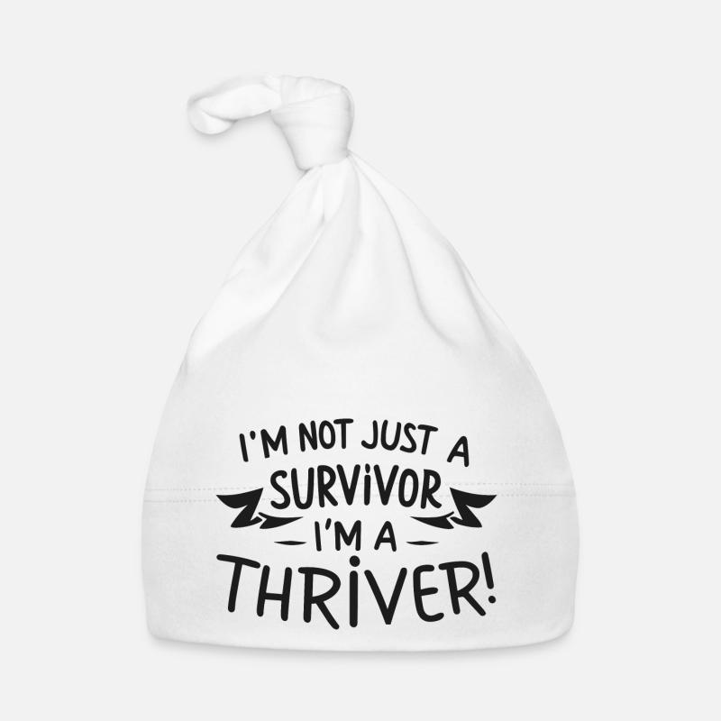 Ich bin nicht nur ein Überlebender, ich bin ein Thriver! Baby Bio-Mütze