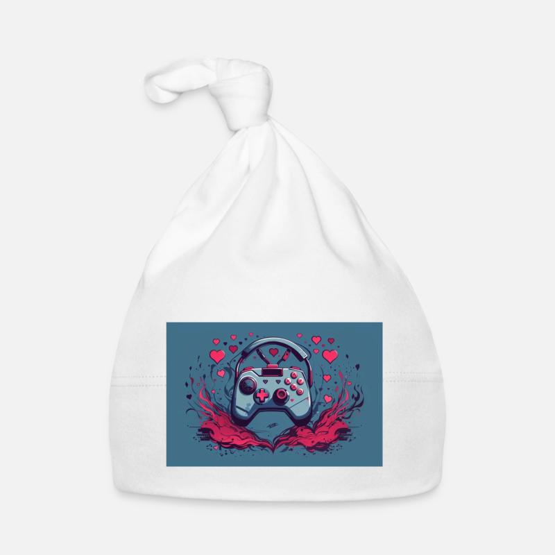 a gaming controller Organic Baby Cap