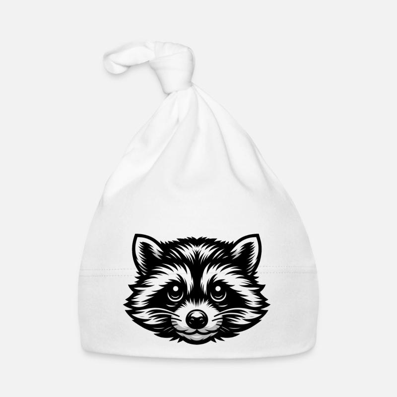 Waschbär Baby Bio-Mütze
