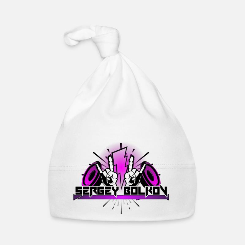 Logo de Sergueï Bolkov - Bonnet bio Bébé - blanc