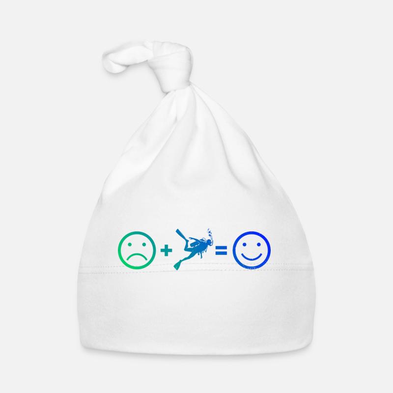 Diving Scuba Diver Diving Scuba Diving Organic Baby Cap