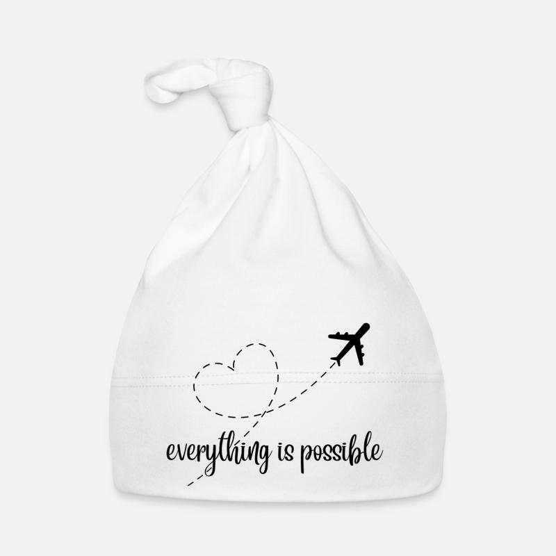 Everything is possible Organic Baby Cap