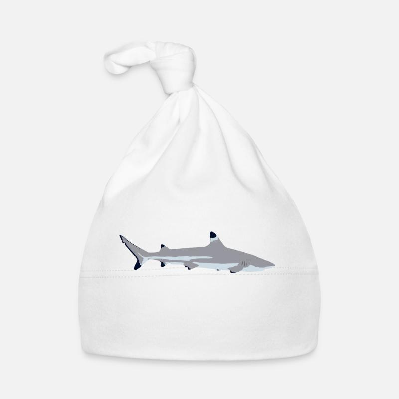 Requin à pointe noire Bonnet bio Bébé
