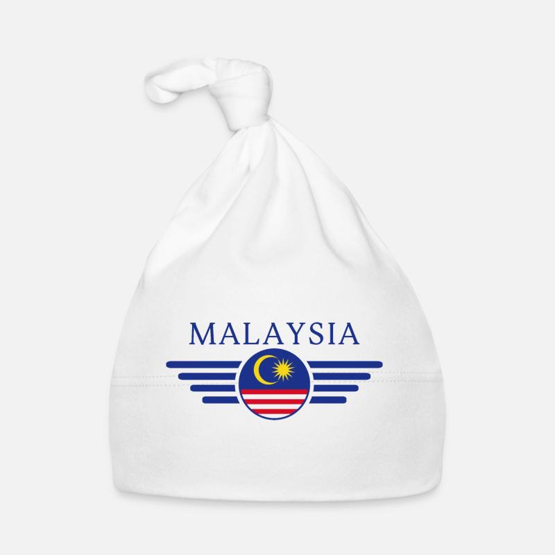 T-shirt de conception de style malaisien Bonnet bio Bébé