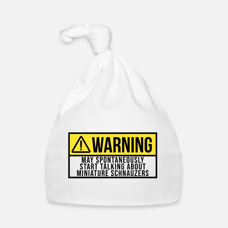 Miniature Schnauzer Organic Baby Cap