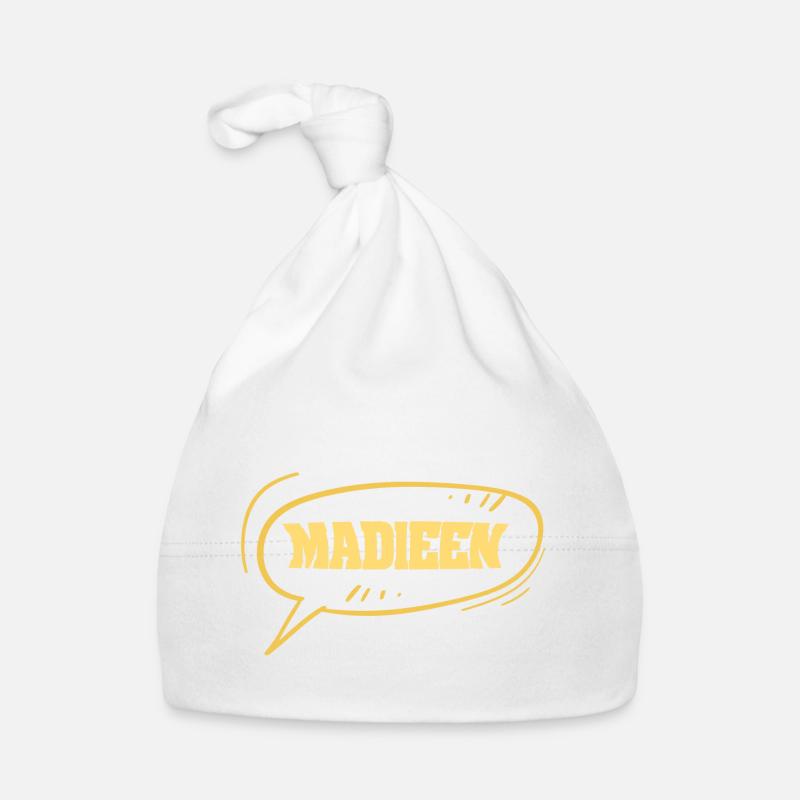 First name Madleen Organic Baby Cap