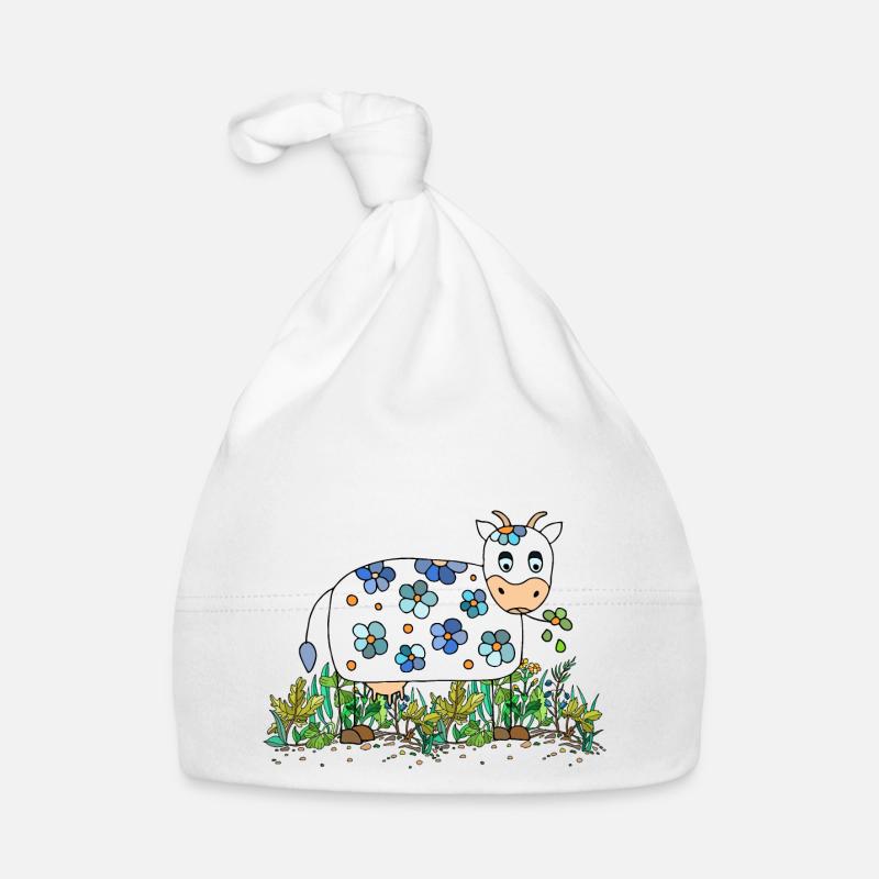 Kuh Baby Bio-Mütze