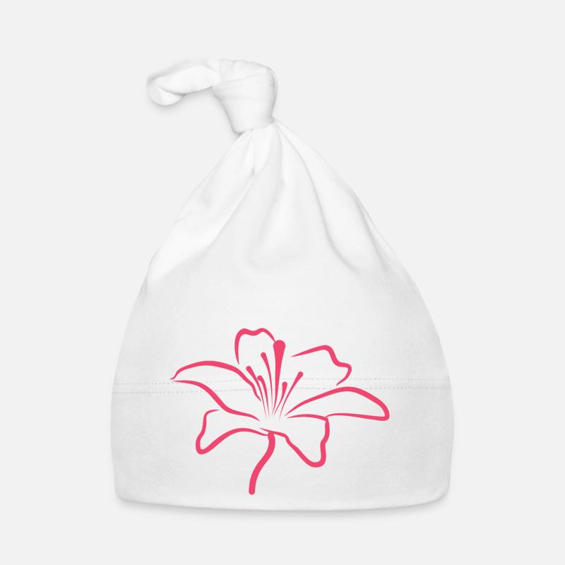 Bloomyvitae Blüte Rosa Baby Bio-Mütze