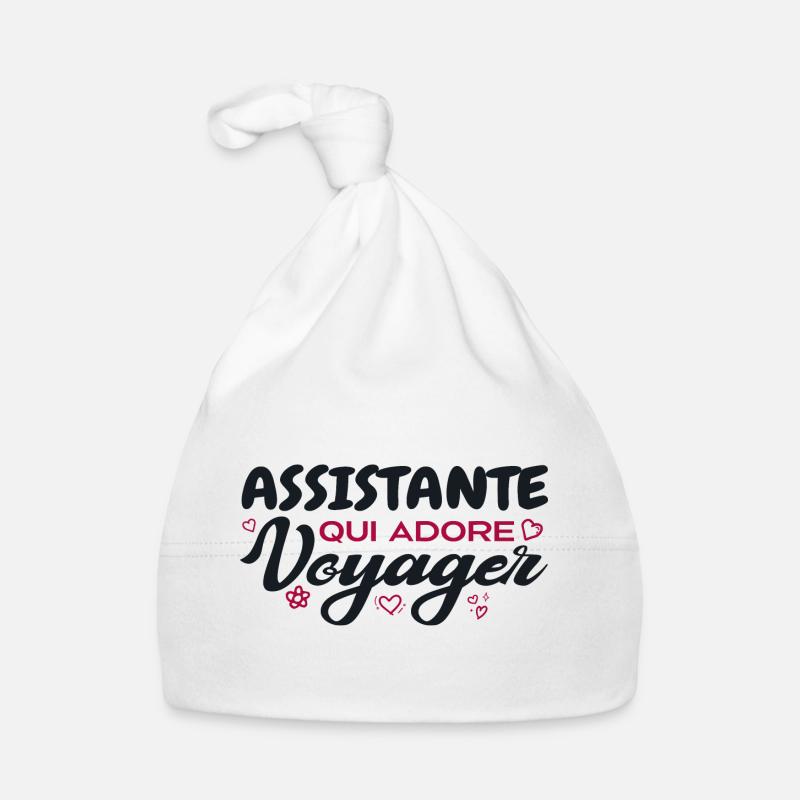 Assistante globe-trotteuse passionnée de voyages Bonnet bio Bébé