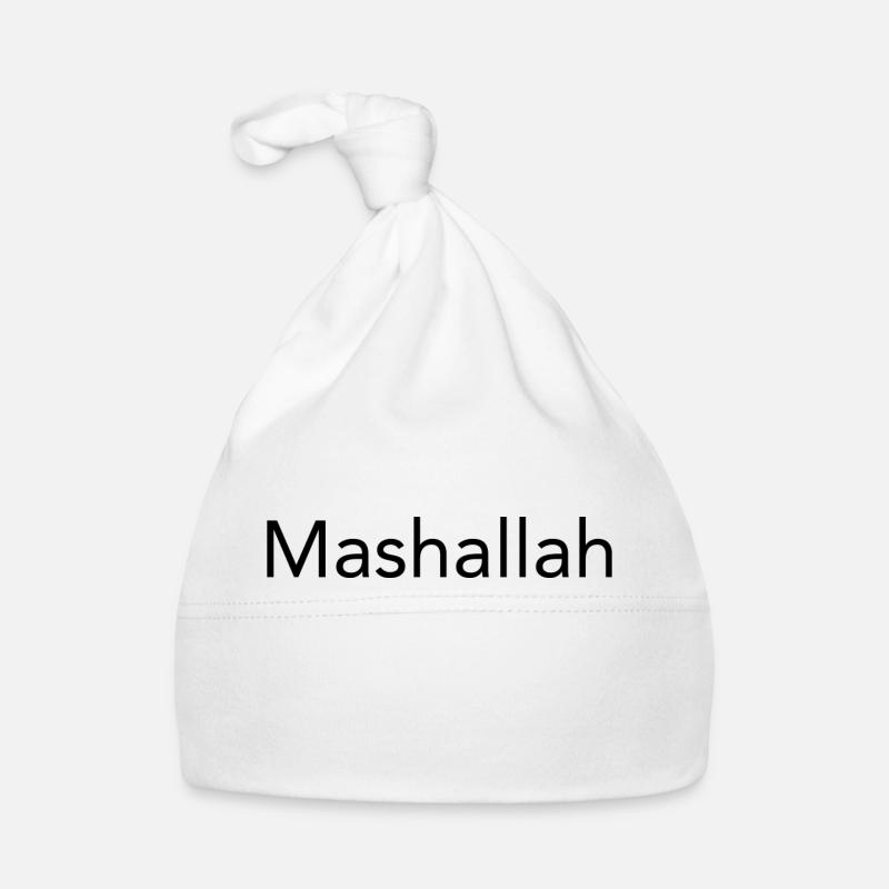 Mashallah - Bonnet bio Bébé - blanc
