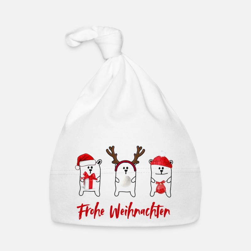 Joyeux Noël Bonnet bio Bébé