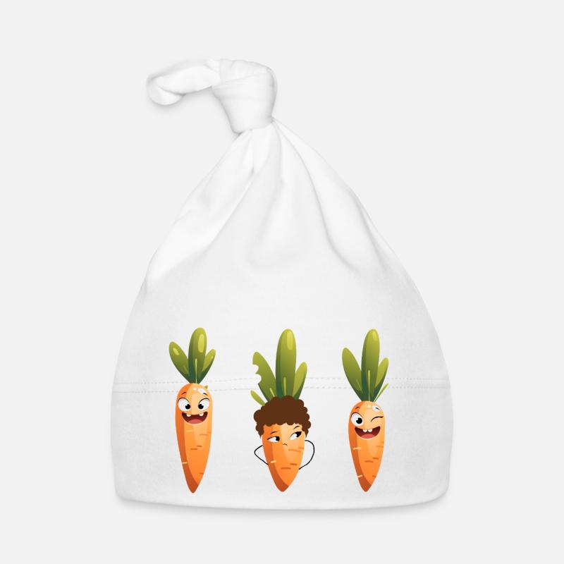 Faisons vibrer les carottes Bonnet bio Bébé