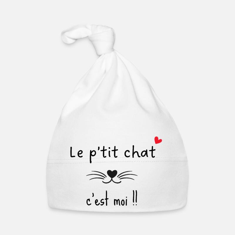 Le petit chat c’est moi - assorti maman Bonnet bio Bébé
