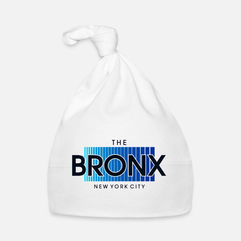 Dégradé de bleu Skyline du Bronx Bonnet bio Bébé