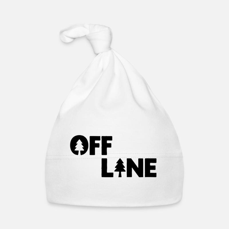 Offline Forest Silhouette Organic Baby Cap