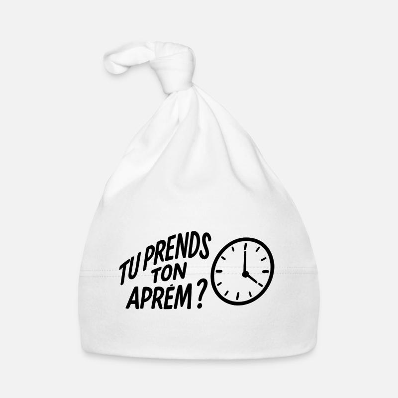 Tu prends ton aprem ? Bonnet bio Bébé