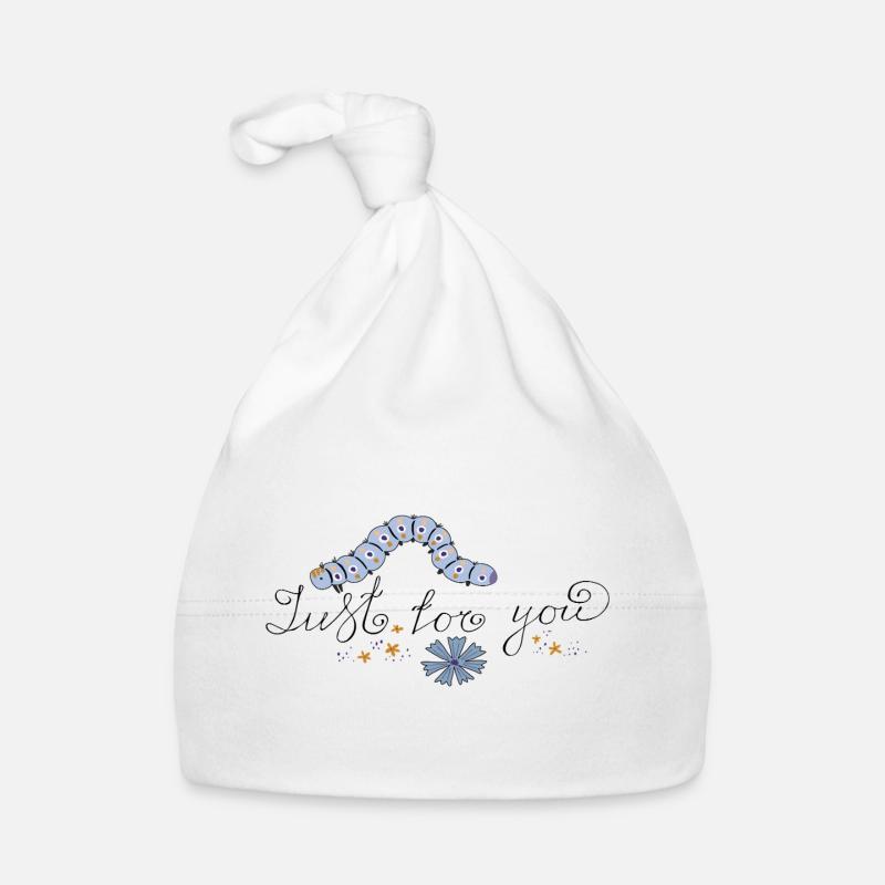 Just for you Caterpillar Organic Baby Cap