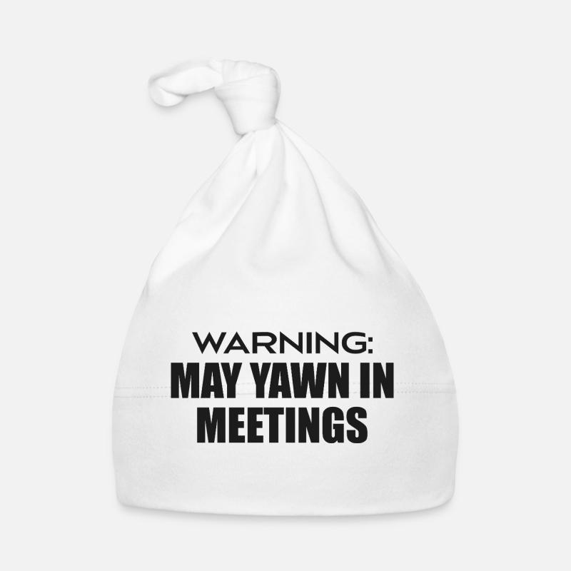 Attention Risque De Bâillement En Réunion Bonnet bio Bébé