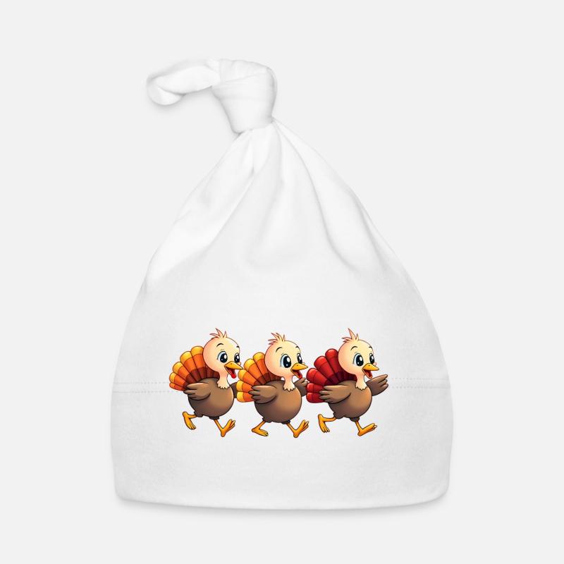 Bébé dinde de Thanksgiving Bonnet bio Bébé