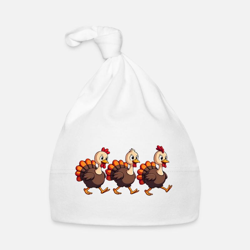 Bébé dinde de Thanksgiving Bonnet bio Bébé