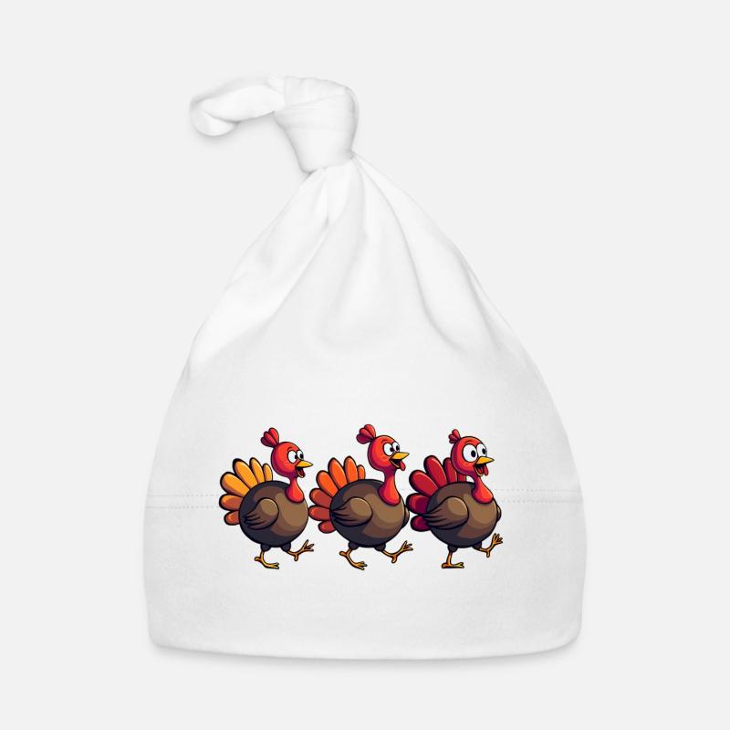 Bébé dinde de Thanksgiving Bonnet bio Bébé