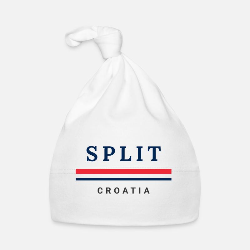 Stadt Split, Kroatien Baby Bio-Mütze