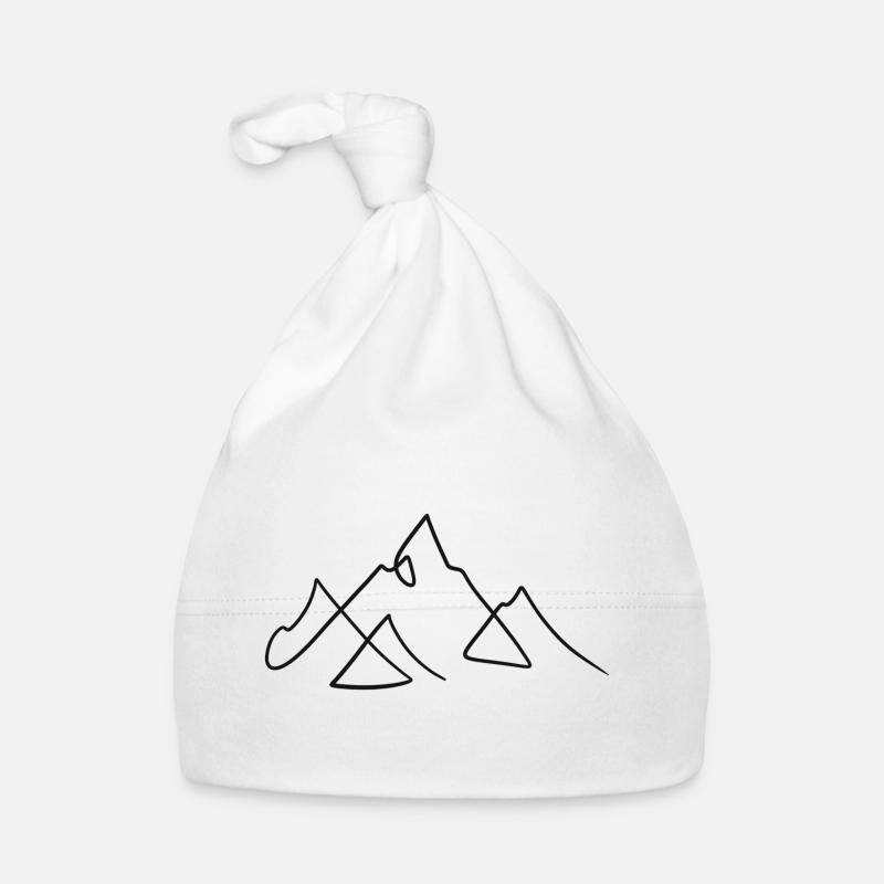 Bevægelige bjerge Babyhue af økologisk bomuld
