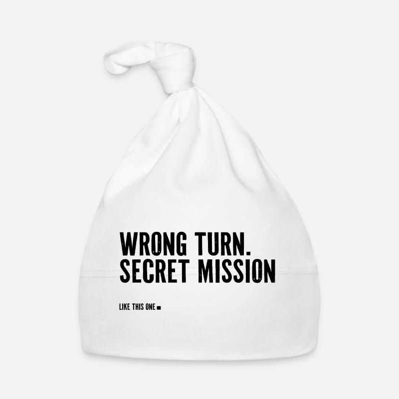 wrong turn. Secret Mission. Organic Baby Cap