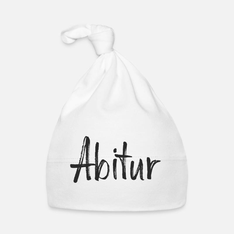 Abitur Text Design Organic Baby Cap