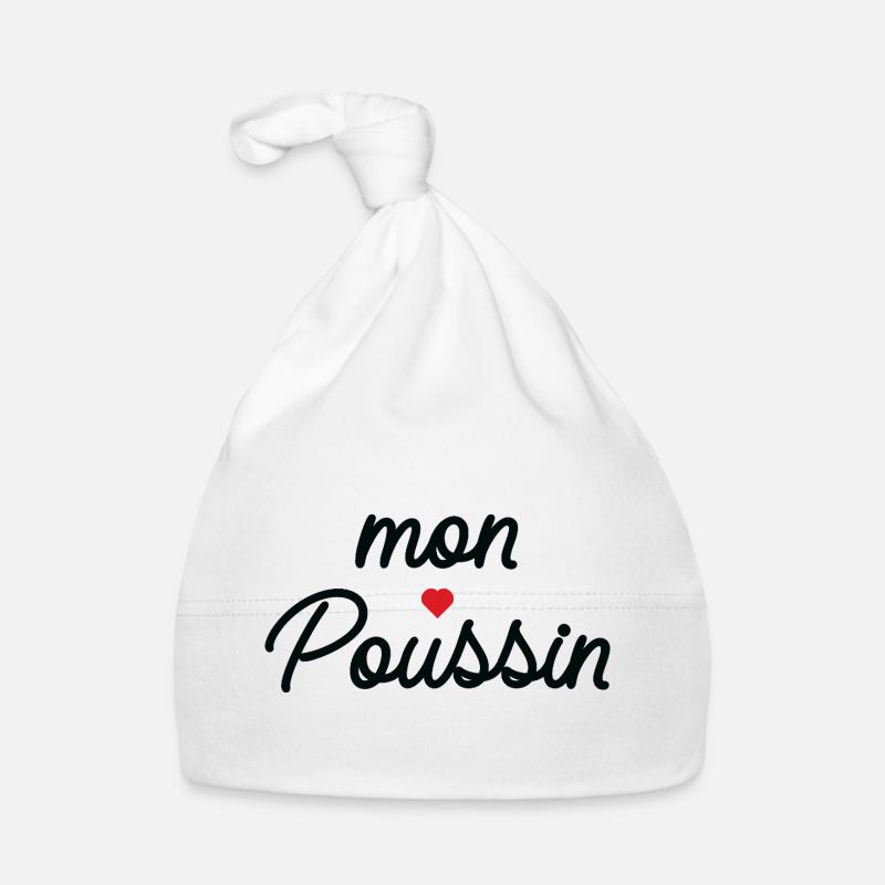 Mon Coeur Coussin Script Bonnet bio Bébé